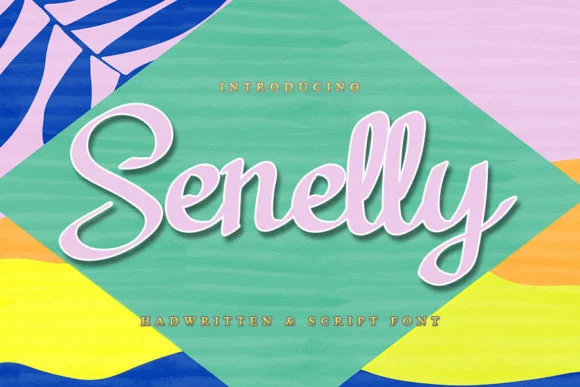 Senelly Font by Slenting Art — Script Handwritten Font