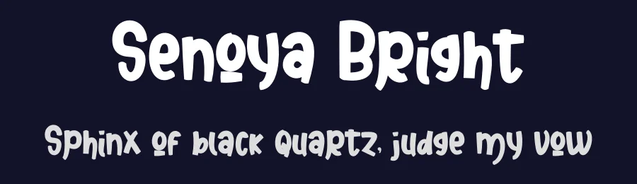 Senoya Bright by StringLabs Creative Studio — Decorative Font — thumbnail 2
