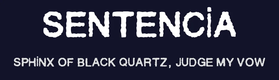 Sentencia by Woodcutter — Decorative Font — thumbnail 2