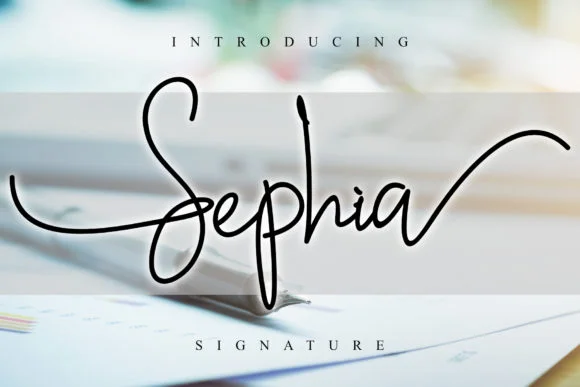 Sephia Font by andreyfontdesign — Script Handwritten Font