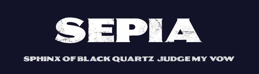 Sepia by Billy Argel Fonts ® — Decorative Font — thumbnail 2