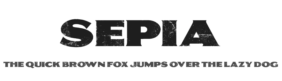 Sepia by Billy Argel Fonts ยฎ โ Decorative Font