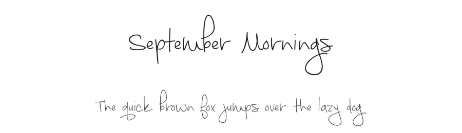 September Mornings