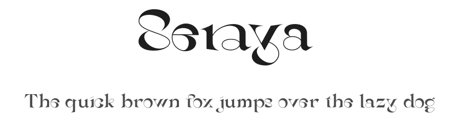 Seraya by Dharmas Foundry — Sans Serif Font