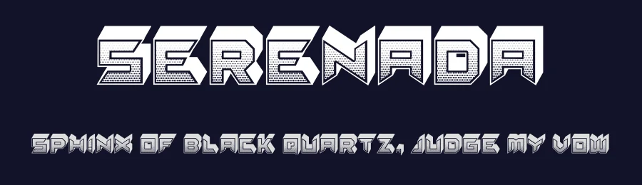 Serenada by Vladimir Nikolic — Display Font — thumbnail 2