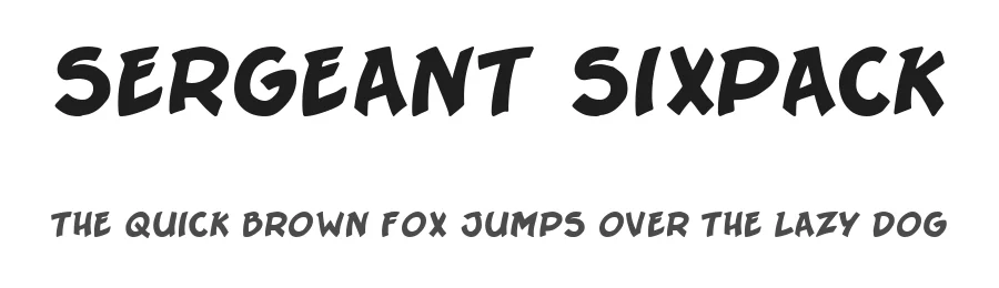 Sergeant Sixpack