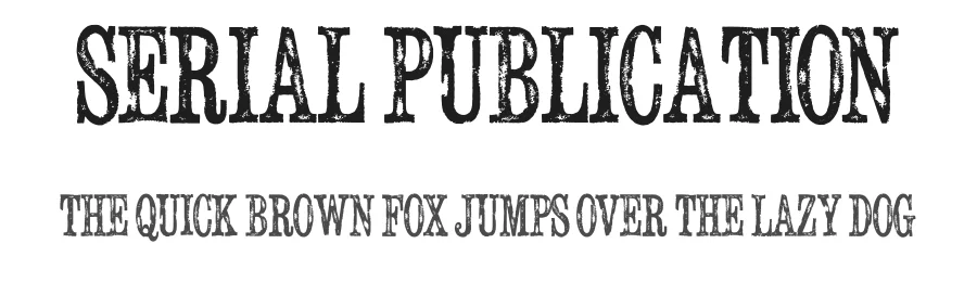 Serial Publication