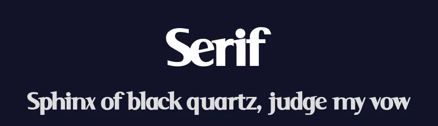 Serif by Jürgen Geiger — Serif Font — thumbnail 2