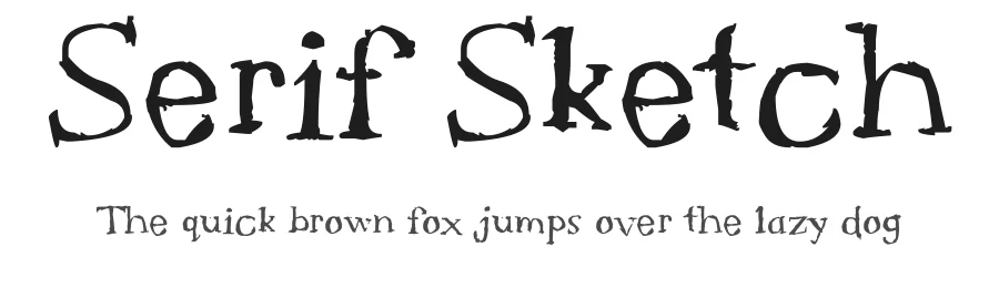 Serif Sketch by FontPanda — Decorative Font