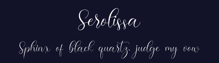 Serolissa by NanaNissa — Script Handwritten Font — thumbnail 2