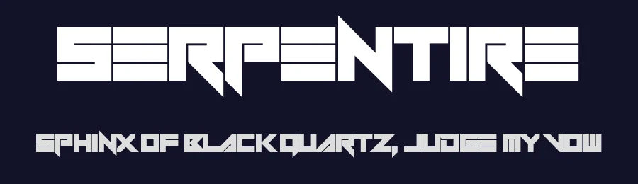 Serpentire by Chequered Ink — Display Font — thumbnail 2