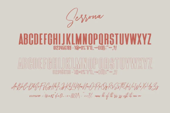 Serrona Duo Font by Maulana Creative — Script Handwritten Font — thumbnail 4