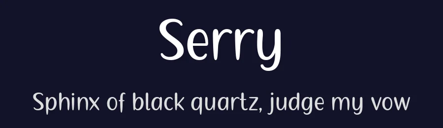 Serry by 7NTypes — Decorative Font — thumbnail 2
