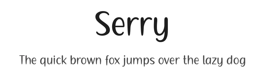 Serry by 7NTypes — Decorative Font