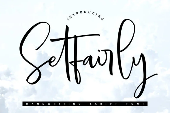 Setfairly Font by Vunira — Script Handwritten Font