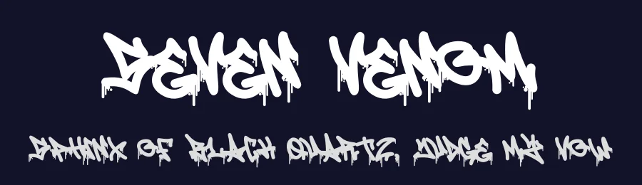 Seven Venom by Cikareotype Studio — Script Handwritten Font — thumbnail 2