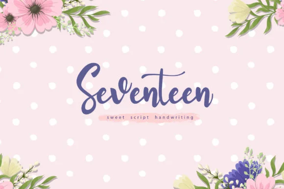Seventeen Font by Silverdav — Script Handwritten Font