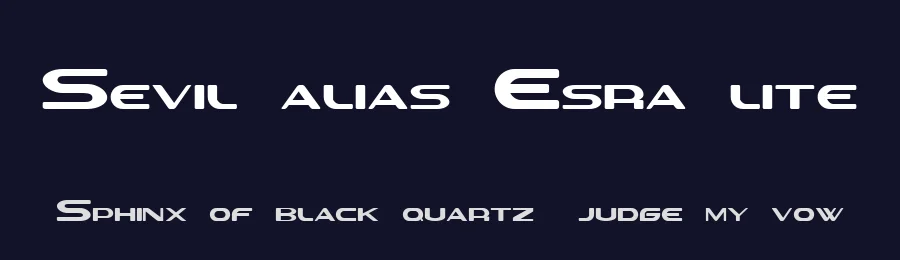 Sevil alias Esra lite by Laztemel — Display Font — thumbnail 2