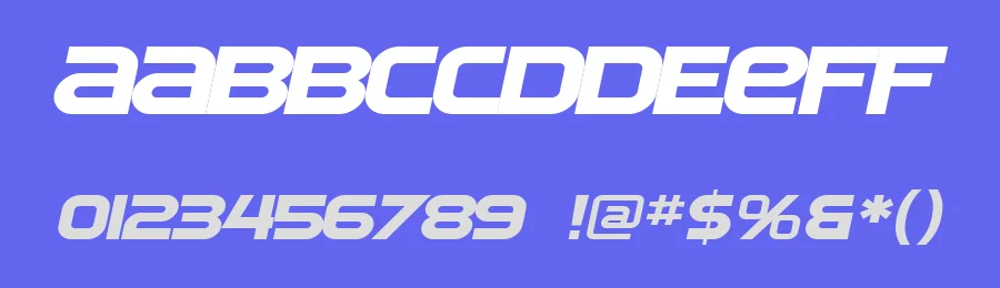 SF Automaton by ShyFonts — Display Font — thumbnail 3