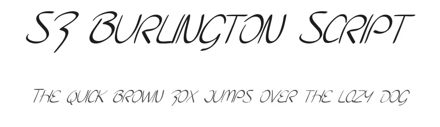 SF Burlington Script