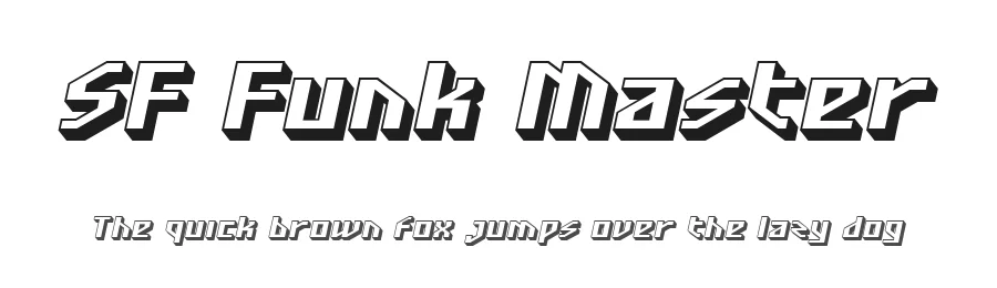 SF Funk Master by ShyFonts β Display Font