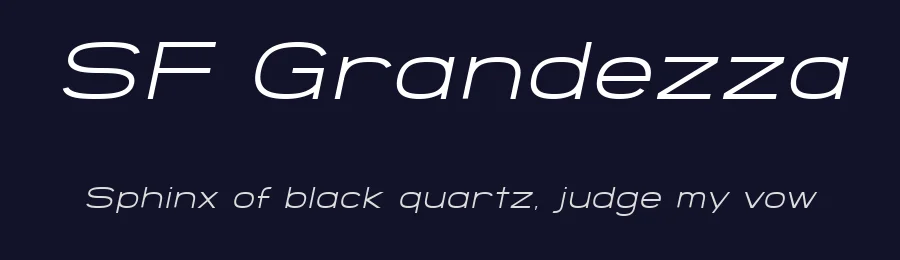 SF Grandezza by ShyFonts — Sans Serif Font — thumbnail 2