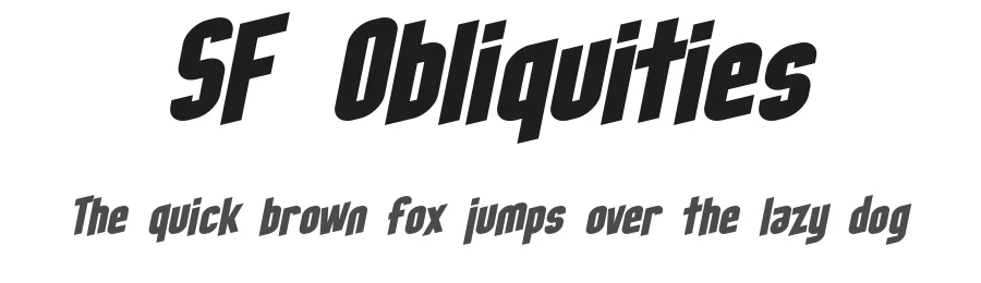 SF Obliquities