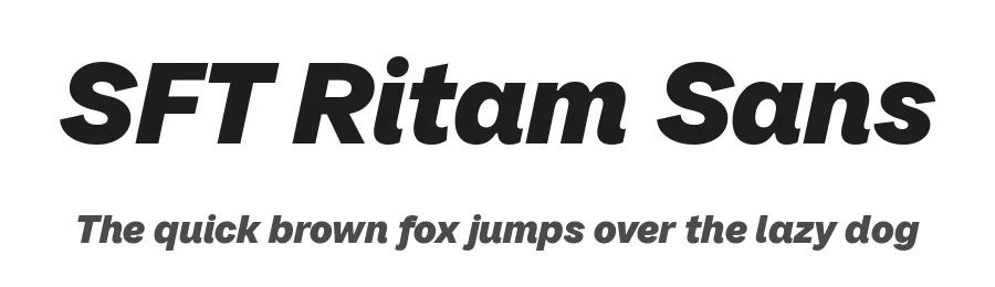 SFT Ritam Sans