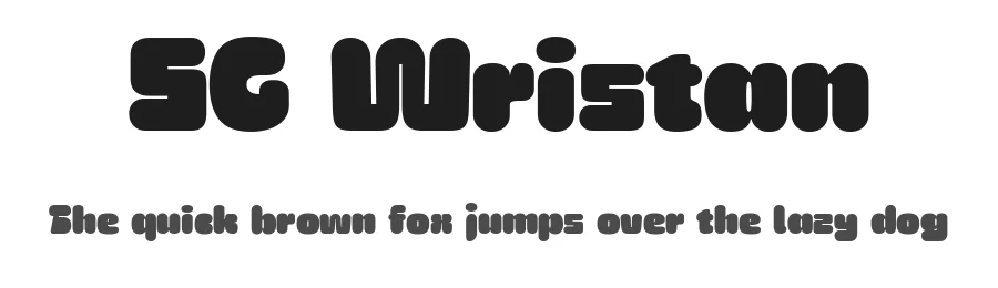 SG Wristan by Studio Gulden — Decorative Font