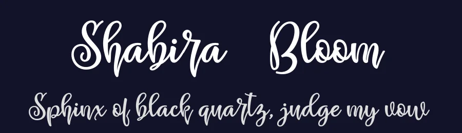 Shabira Bloom by Adefa Studio — Script Handwritten Font — thumbnail 2