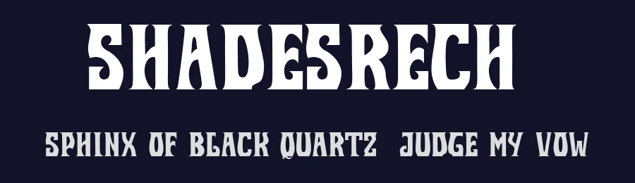 ShadesRech0 by Lunfardo — Decorative Font — thumbnail 2