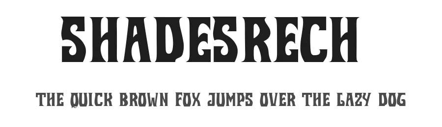 ShadesRech0 by Lunfardo — Decorative Font