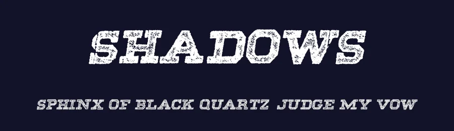 Shadows by Billy Argel Fonts ® — Decorative Font — thumbnail 2
