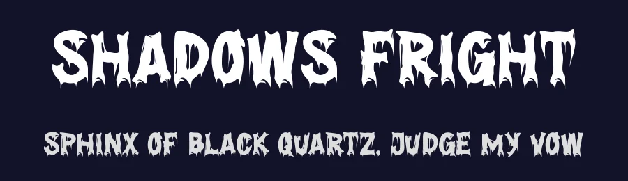 Shadows Fright by Marvadesign — Decorative Font — thumbnail 2