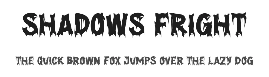 Shadows Fright by Marvadesign — Decorative Font