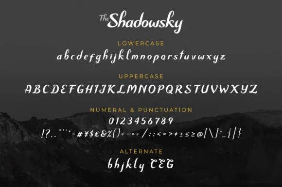 Shadowsky Font by MarioDsgn — Script Handwritten Font — thumbnail 6