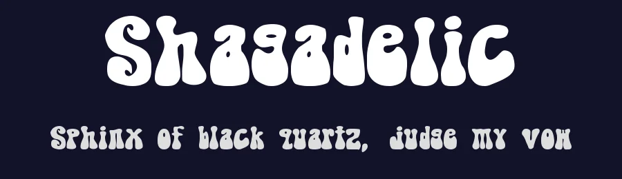 Shagadelic by Digital Graphic Labs — Decorative Font — thumbnail 2