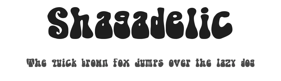 Shagadelic by Digital Graphic Labs — Decorative Font
