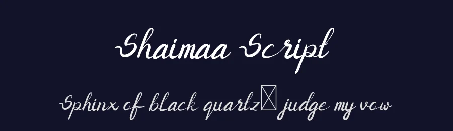 Shaimaa Script by Edric Studio — Script Handwritten Font — thumbnail 2