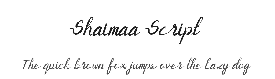 Shaimaa Script