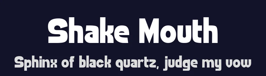 Shake Mouth by Alit Design — Decorative Font — thumbnail 2