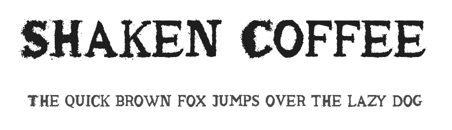 Shaken Coffee
