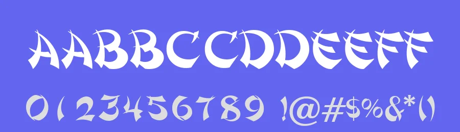 Shanghai by PrimaFont — Decorative Font — thumbnail 3
