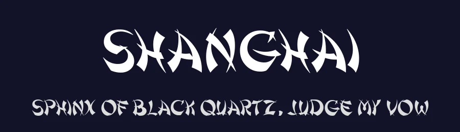 Shanghai by PrimaFont — Decorative Font — thumbnail 2