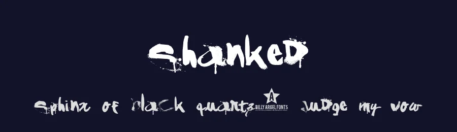 Shanked by Billy Argel Fonts ® — Script Handwritten Font — thumbnail 2