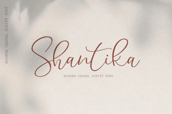 Shantika Font by Hustletter by Hustletter — Script Handwritten Font