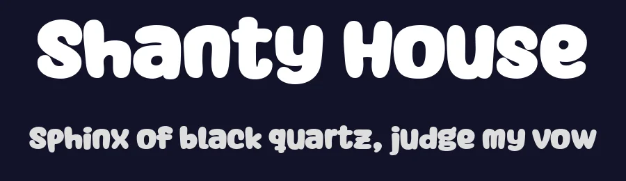 Shanty House by Niskala Huruf — Decorative Font — thumbnail 2