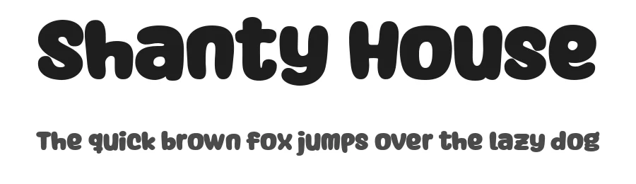 Shanty House by Niskala Huruf — Decorative Font