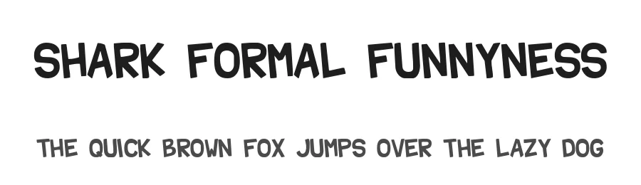 Shark Formal Funnyness