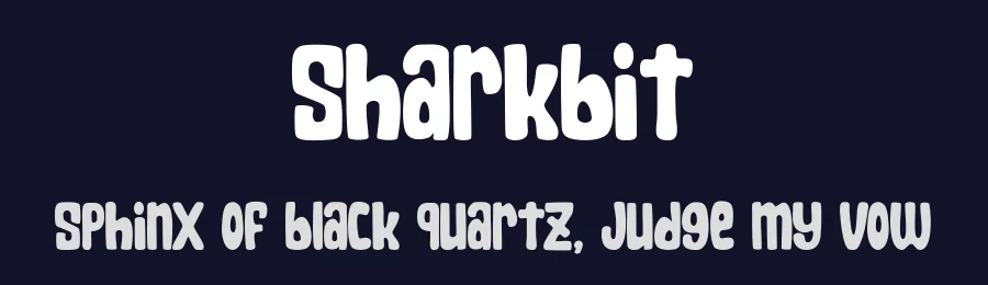 Sharkbit by Sahirul Iman — Decorative Font — thumbnail 2
